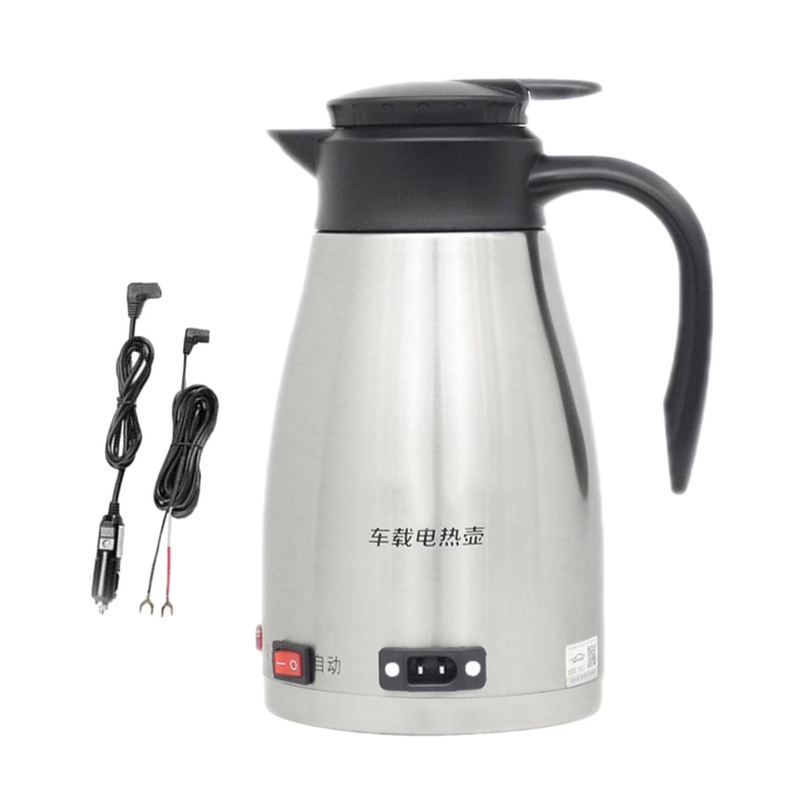 12V Stainless Steel Car Electric Kettle with Indicator Light H344602