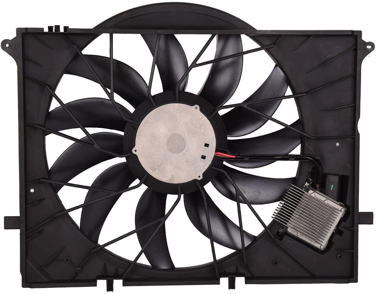 Auxiliary Brushless Cooling Fan Assembly for Mercedes Benz W220 S430 S500 S600 S65 CL500 CL55 SL63 A331