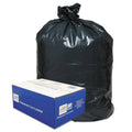 Black 40-45gal 2-Ply Low-Density Can Liners 250/Carton Y3789