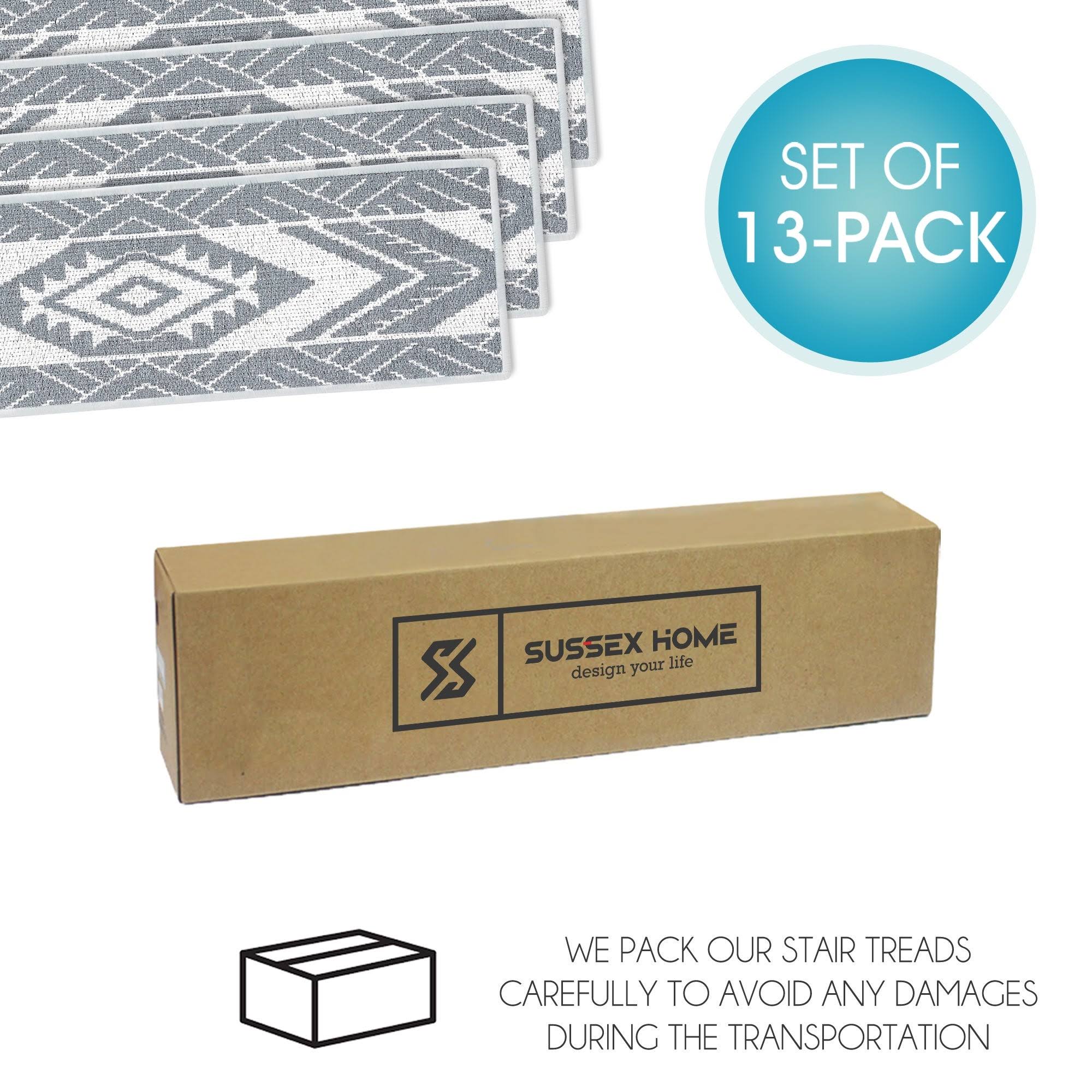 70% Cotton Anti-Slip Stair Treads with Double Adhesive Tape Y7447