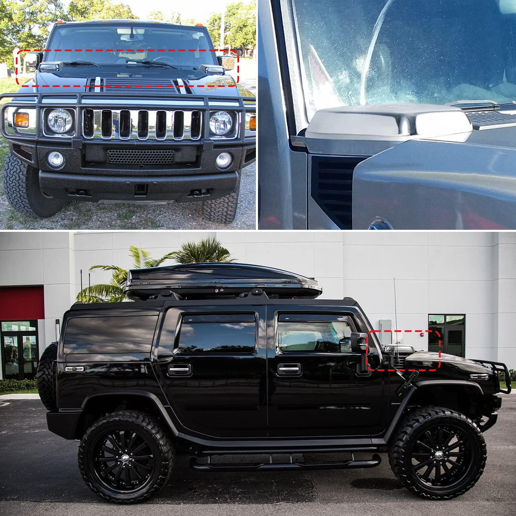 Chrome Hood Vent Cover for Hummer H2 R80664