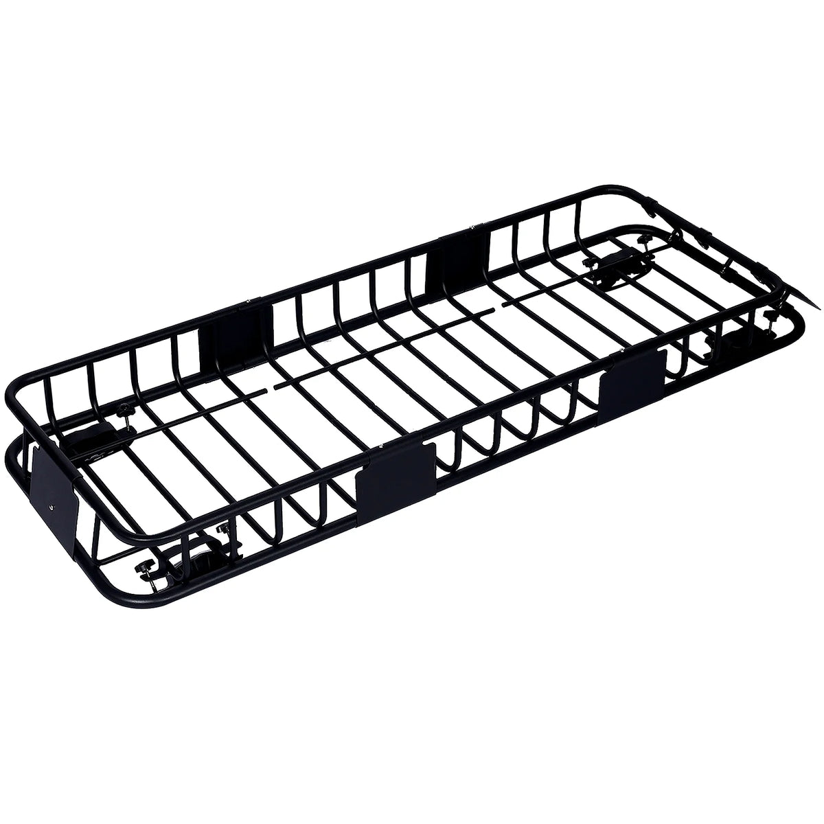 Black Steel Roof Rack Cargo Carrier Basket B1547