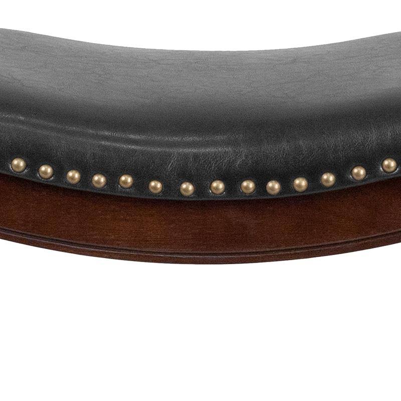 Cappuccino Wood Counter Height Stool J634473