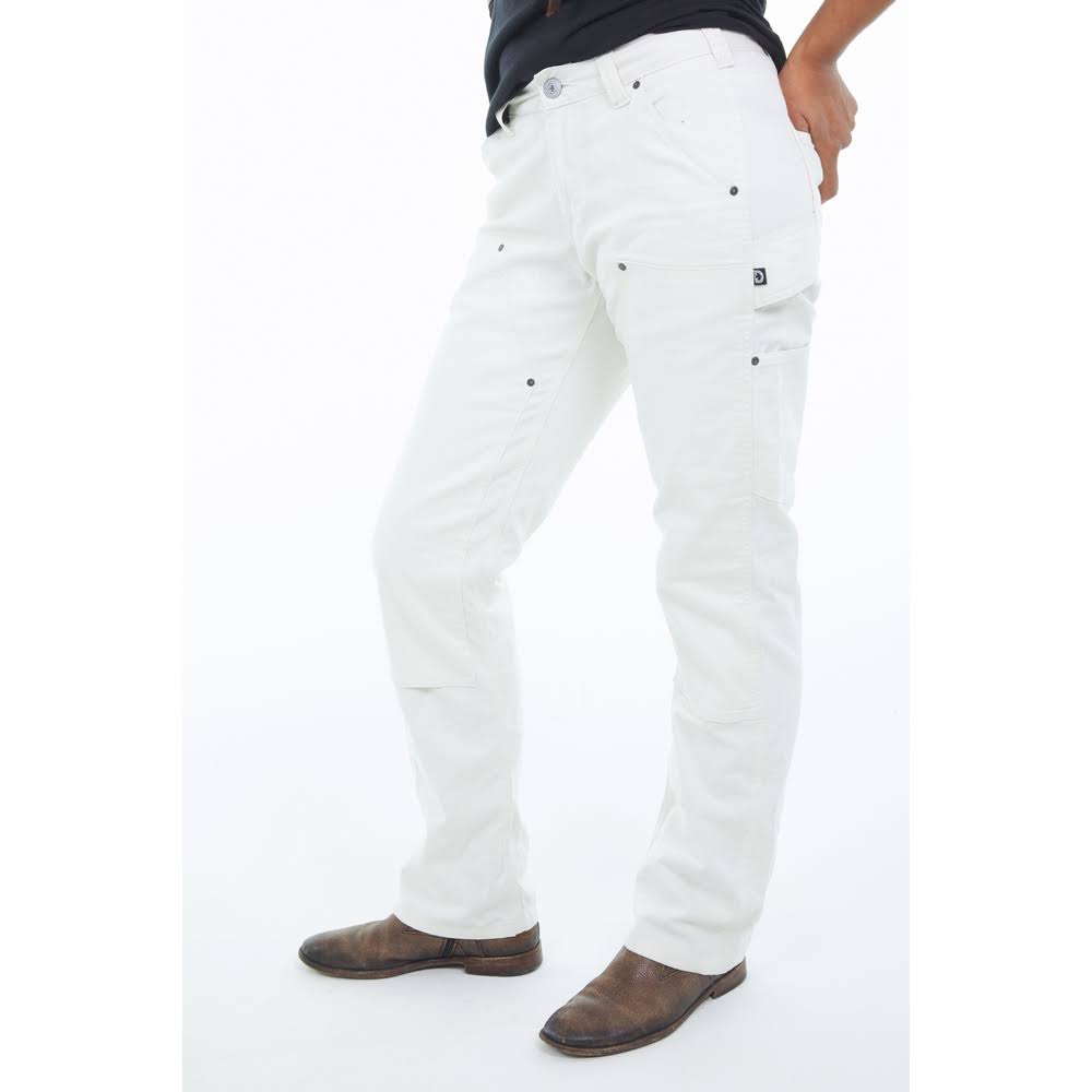 White Canvas Taskpant W594