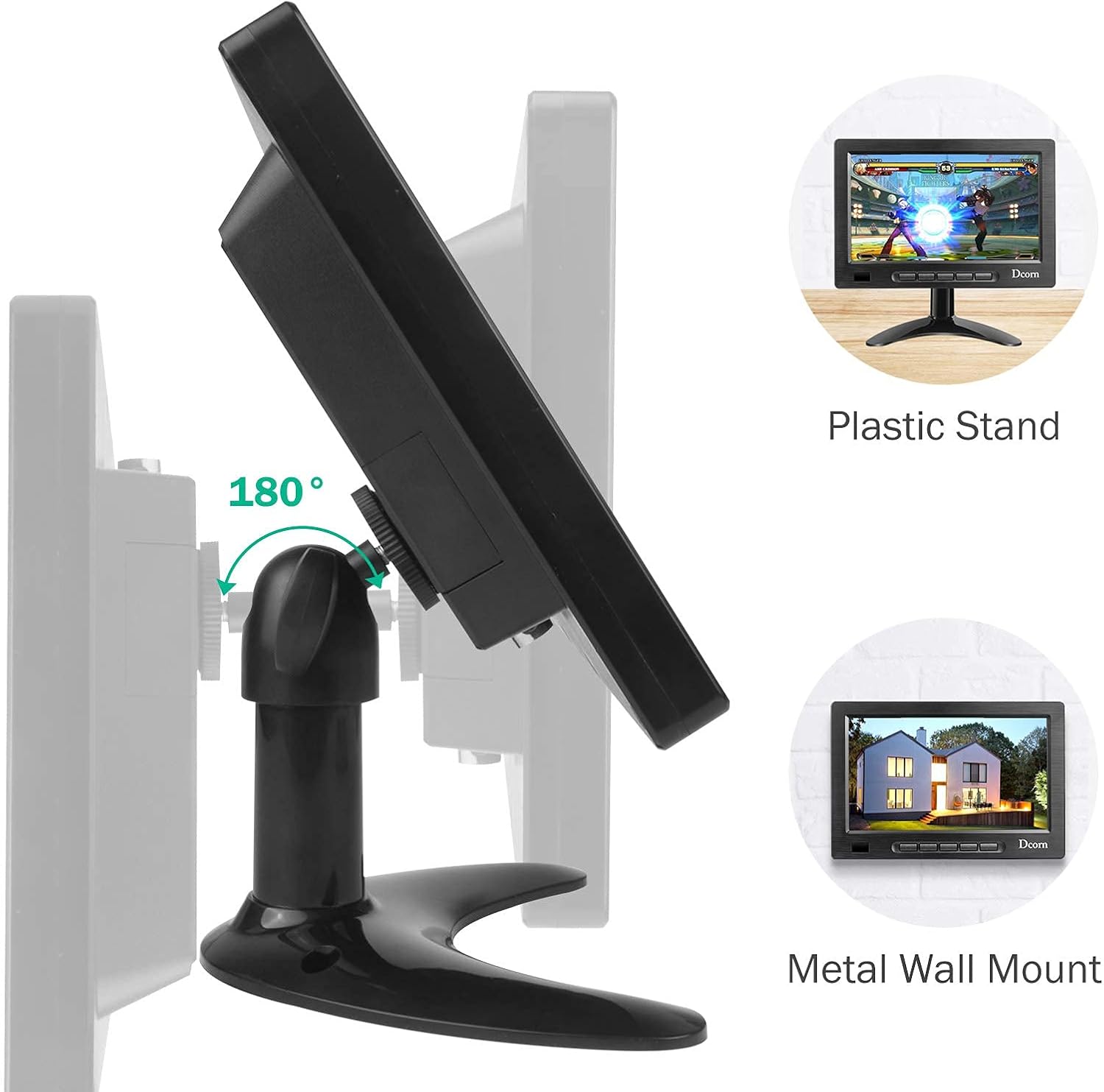 8 Inch IPS Metal Housing HDMI Monitor with Wall Bracket, Pack of 2 V152