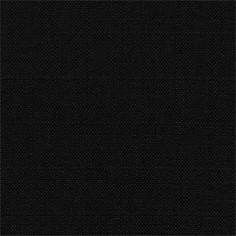 Black Textured Fabric Loveseat R93082