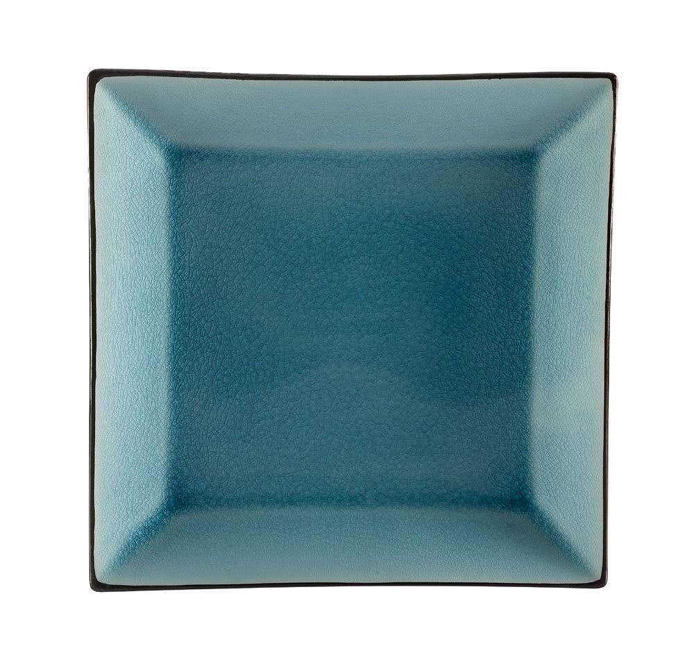 5-Inch Lake Water Blue Square Plate G511