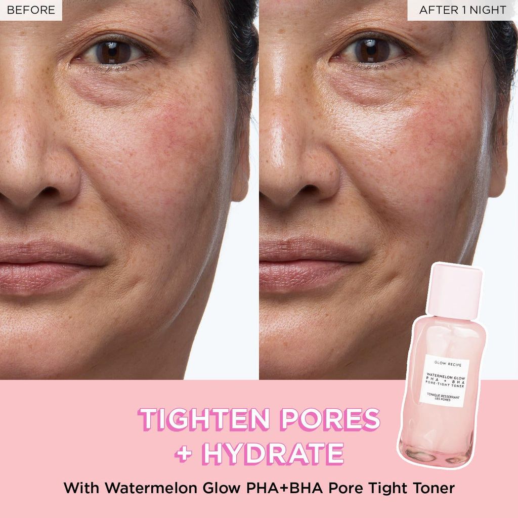 Watermelon PHA + BHA Facial Pore Toner (40 ml) + Niacinamide Dew Drops Brightening Serum (40 ml) + AHA Anti Aging Sleeping Mask (60 ml) V66913