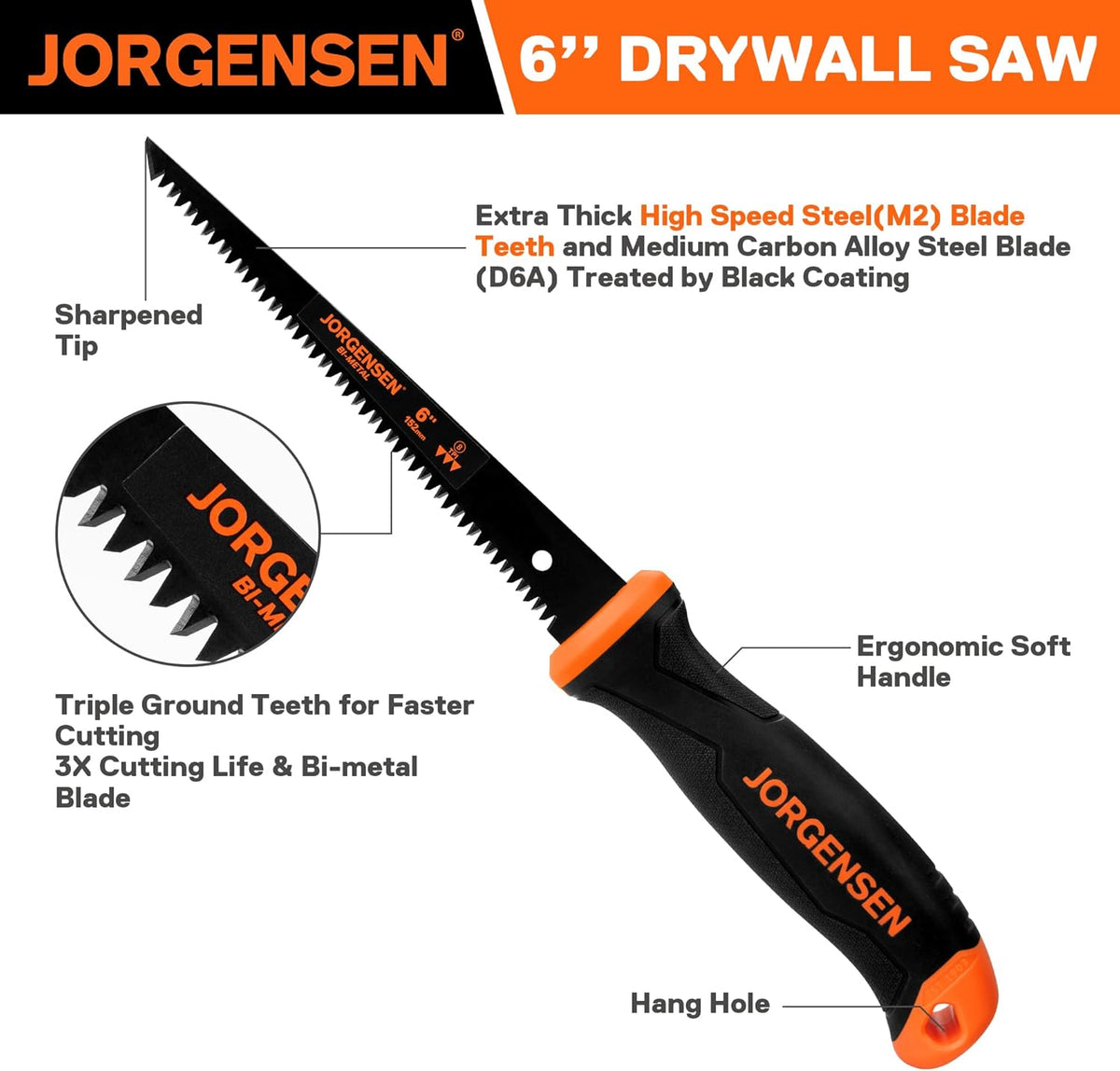 Drywall Saw with Ergonomic Handle D8014