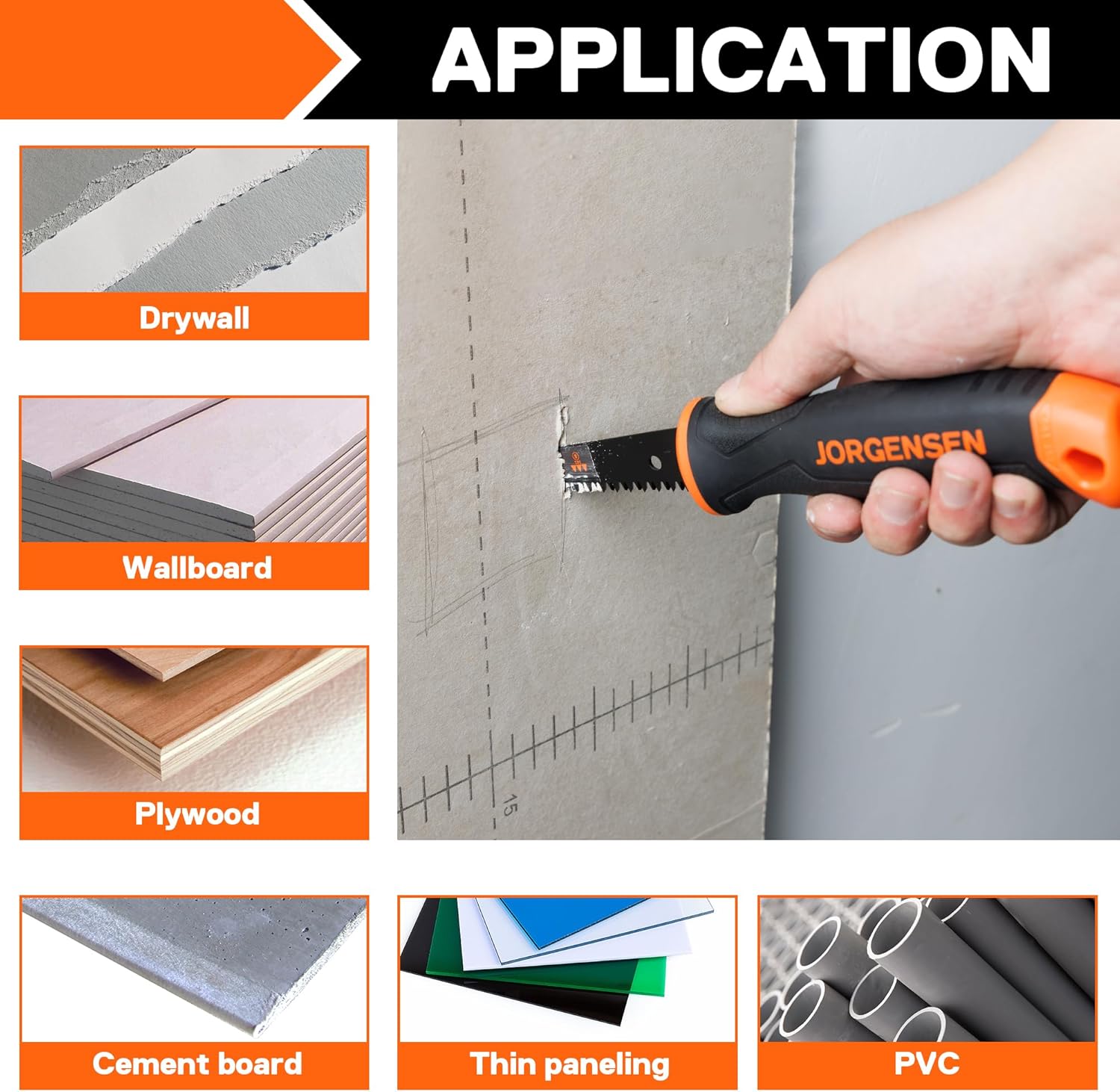Drywall Saw with Ergonomic Handle D8014