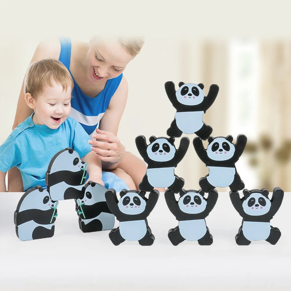 12Pcs Wooden Building Blocks Stacking Toy S966130