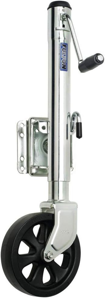Steel Swing-Away Bolt-On Jack with 10 Travel and 8 Poly Wheel E632