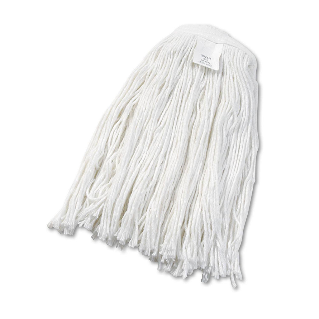 White Rayon Cut-End Wet Mop Head, 12/Carton R3464