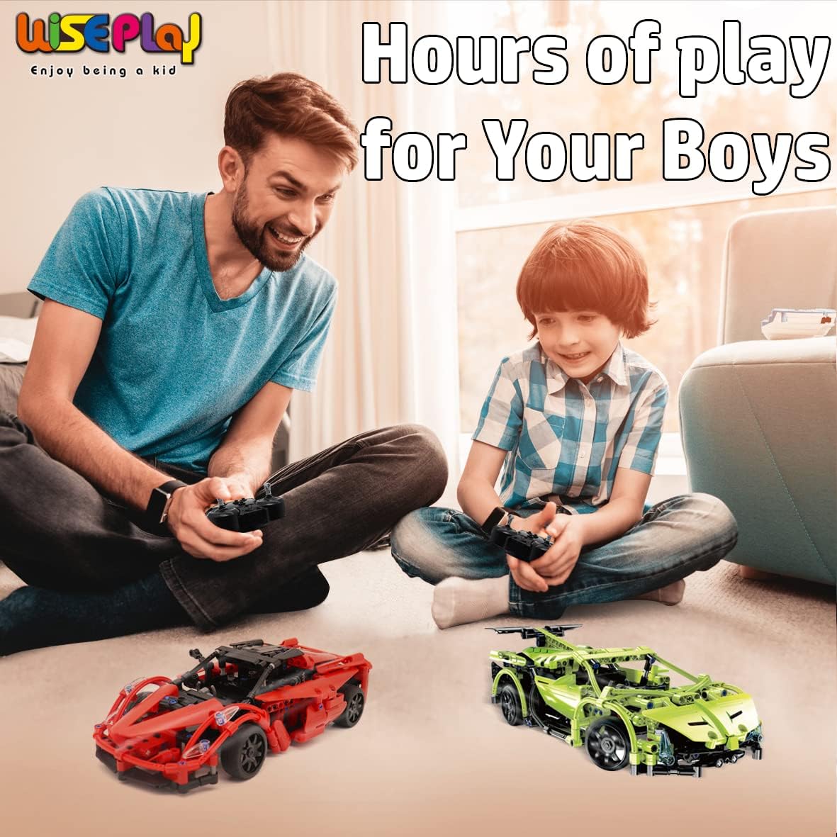 Build Your Own RC Car Kit, 453pc Stem Building Sets Z151
