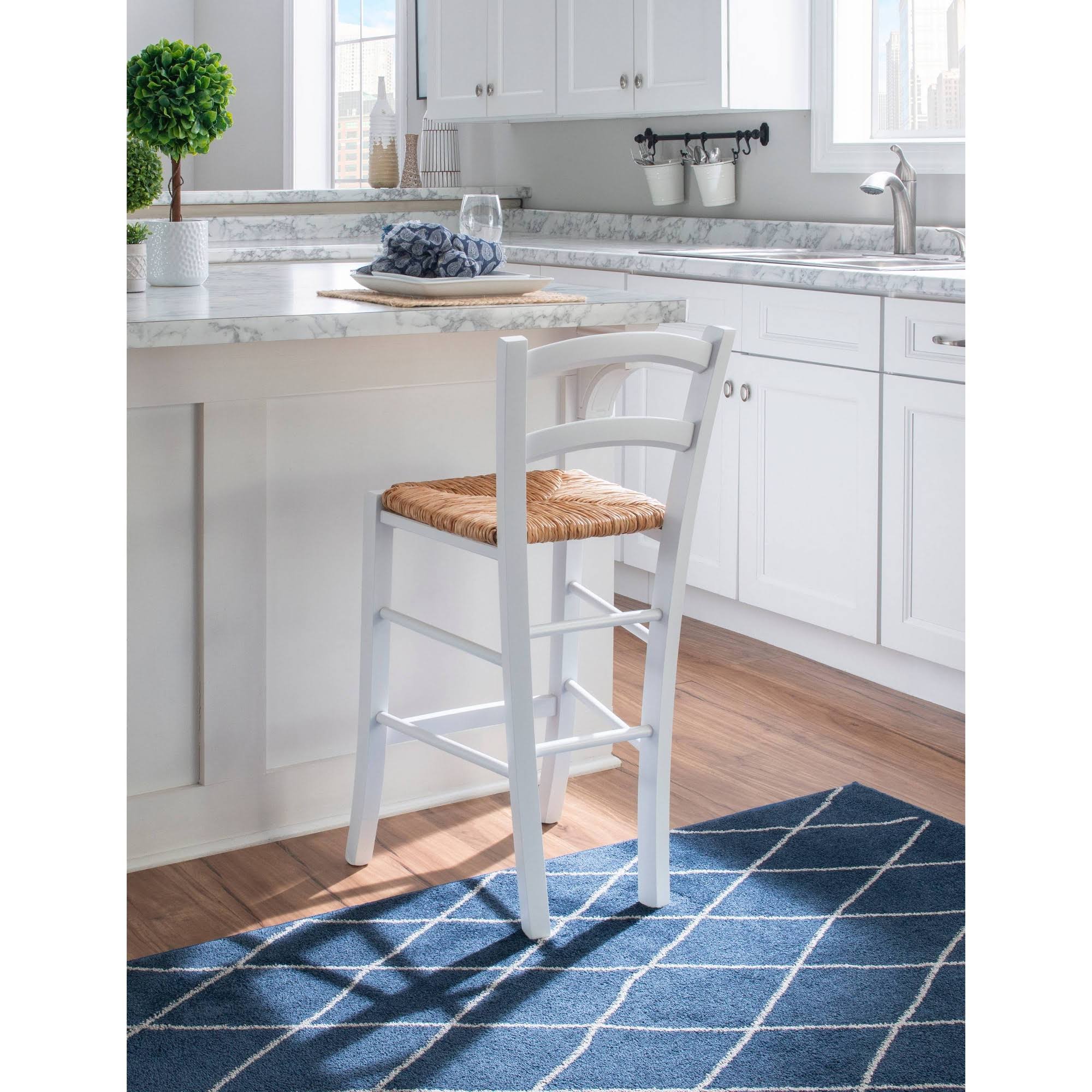 White 2-Piece Counter Stool Set M4578