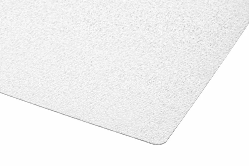Clear Hard Floor Runner, 36 x 84 Inch, 2mm Thick Clear Vinyl Mat C486