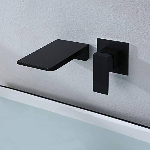 Single Handle Wall Mount Waterfall Bathroom Sink Faucet D79443