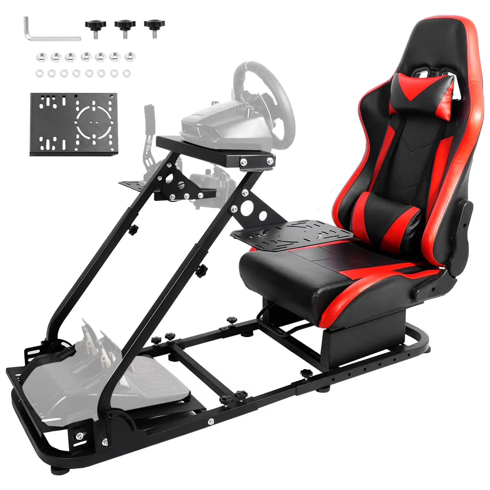 Racing Flight Sim Cockpit with Gaming Seat V785322