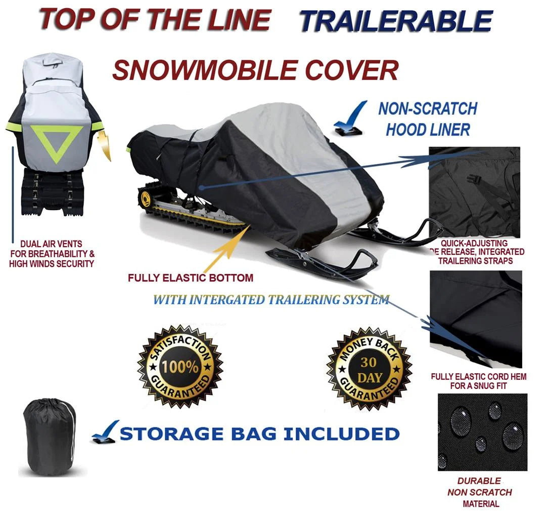 600D Snowmobile Travel and Storage Cover B836779