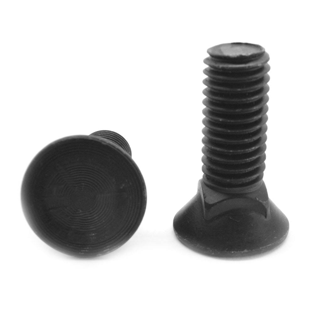 5/8x22-11 x 4x22 Coarse Thread Grade 5 Plow Bolt #3 Flat Head Medium Carbon Steel Black Oxide T573224