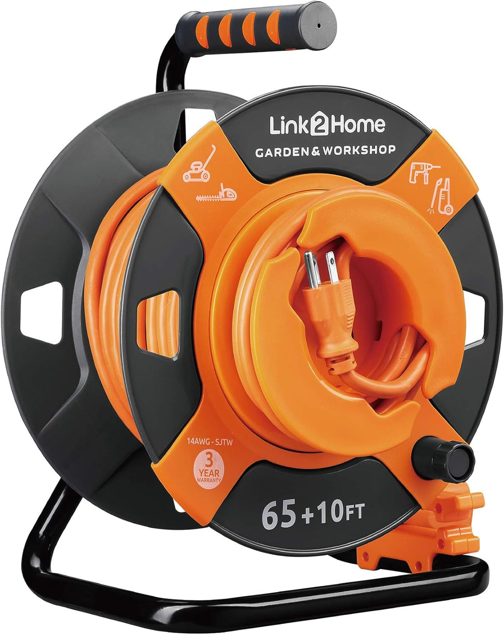 75 ft. 14 AWG SJTW Extension Cord with 4 Power Outlets P44671
