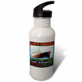 Vintage Ocean Liner Poster 21 oz Sports Water Bottle V855903