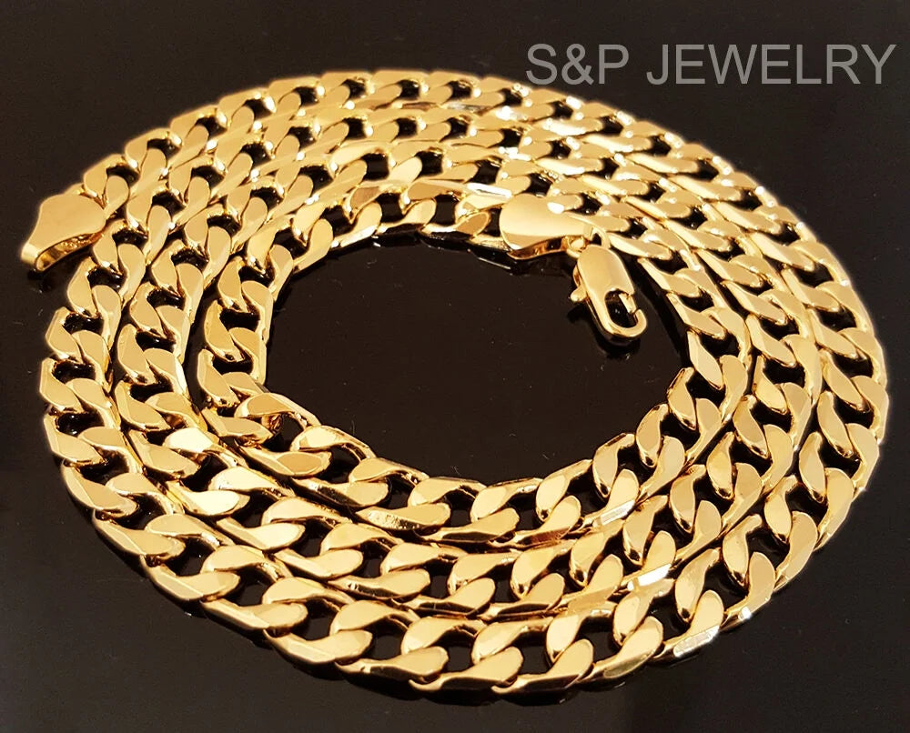 8mm 24" Miami Cuban Chain Necklace P3766