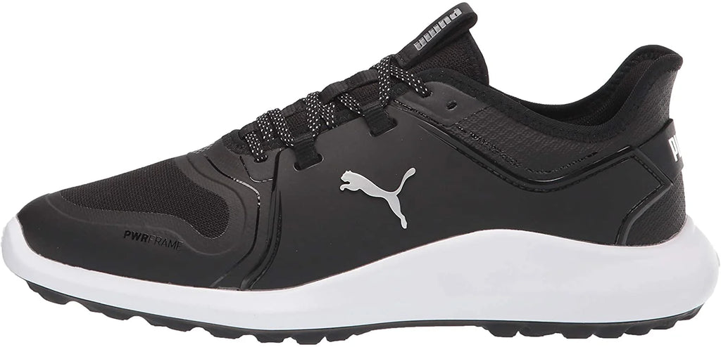 Puma Black Silver White Golf Shoe D90799
