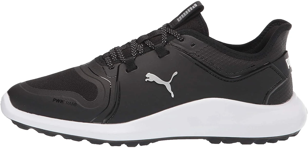 Puma Black Silver White Golf Shoe D90799
