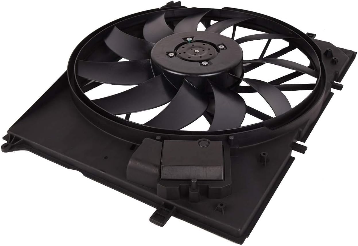 Auxiliary Brushless Cooling Fan Assembly for Mercedes Benz W220 S430 S500 S600 S65 CL500 CL55 SL63 A331