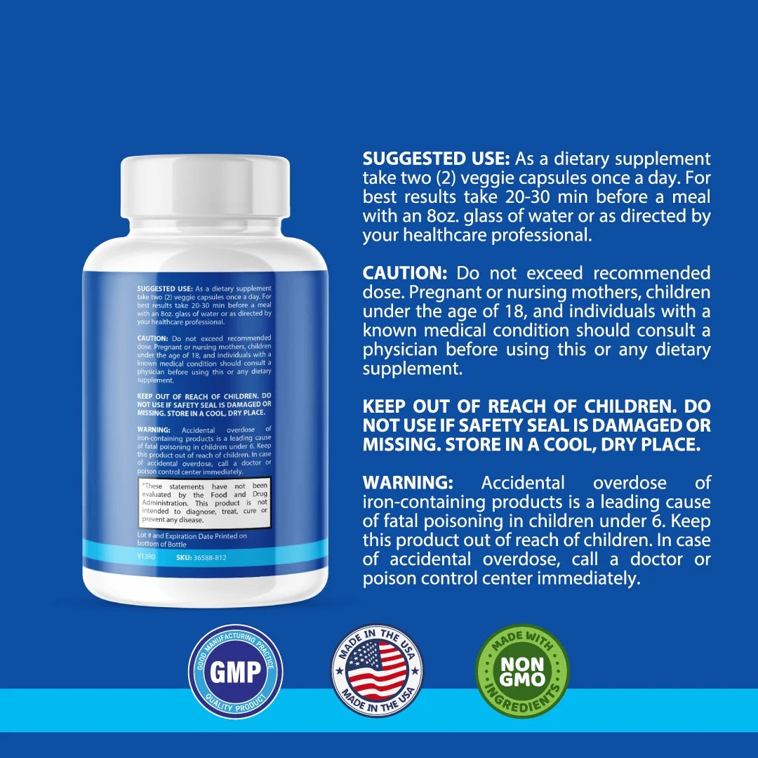 120 Capsules Brain Boost Supplement F644117