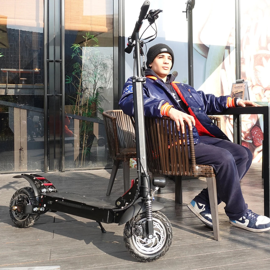 Electric Scooter with 10" Pneumatic Tire, 1600W Motor, 40 Miles Range G418533