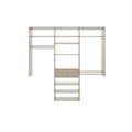 Weathered Grey Wood Closet Kit Y294