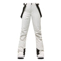 White Waterproof Insulated Snow Bib Trousers O42364