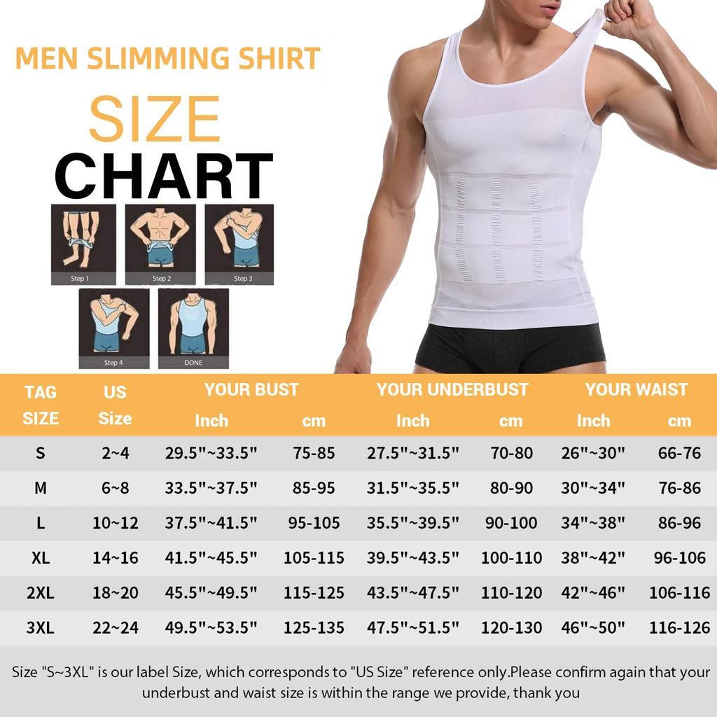 Mens Compression Undershirt Tank Top O893