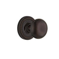 Rope Rosette Passage Door Knob, Timeless Bronze D5612