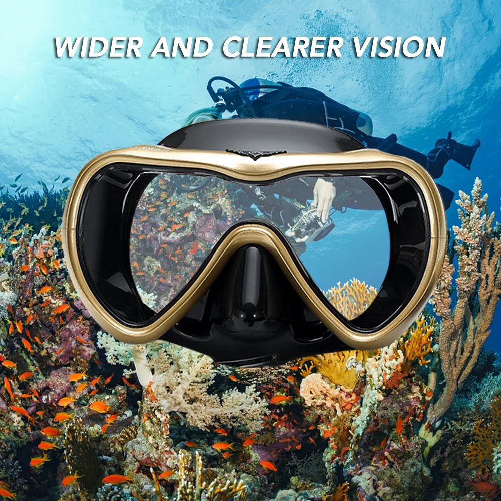 Snorkel Set with Swimming Goggles and Dry Snorkel Tube H2459