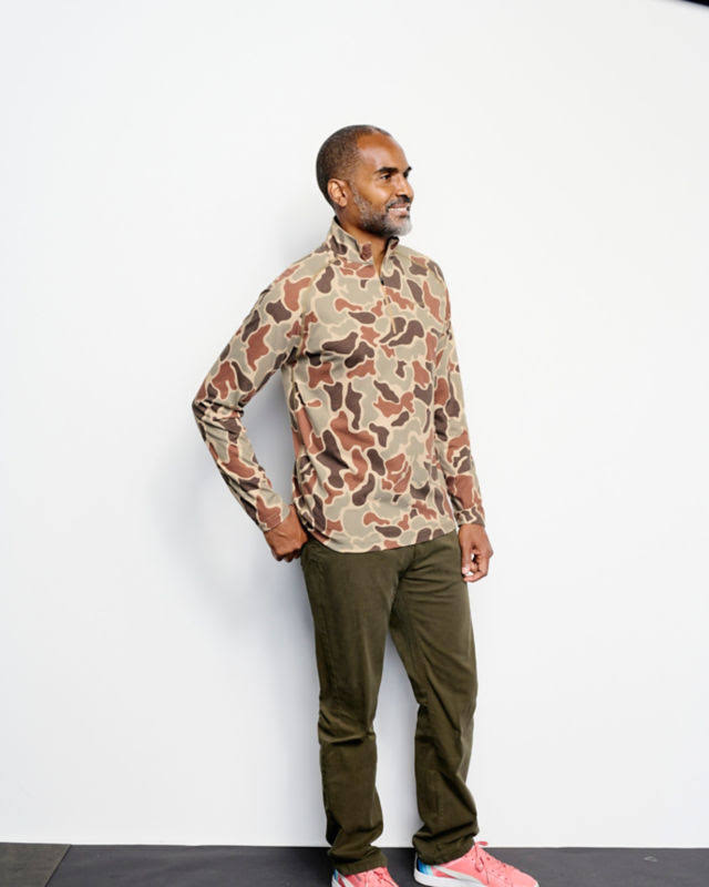Camo 1/4 Zip P43853