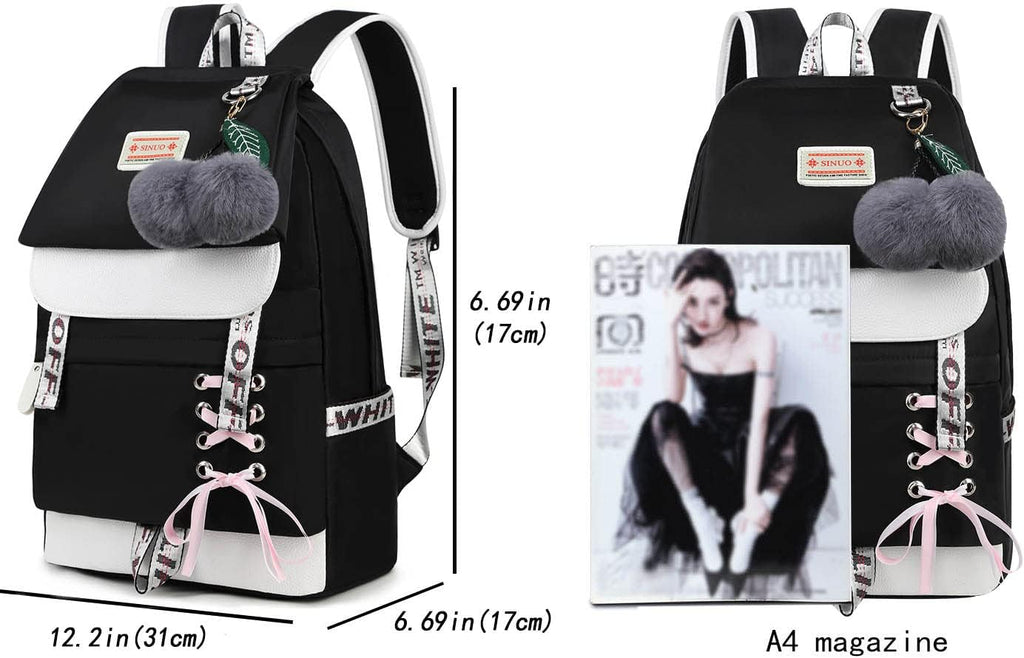 Casual Laptop Backpack School Bag D6011