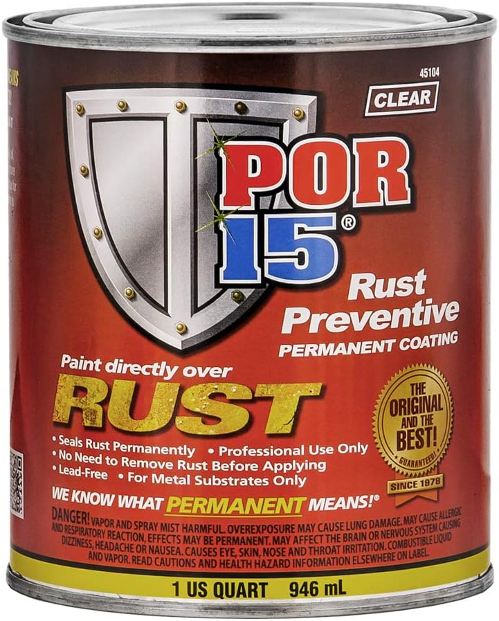 Gray Rust Preventive Coating, 1 pt, Pack of 2 S875