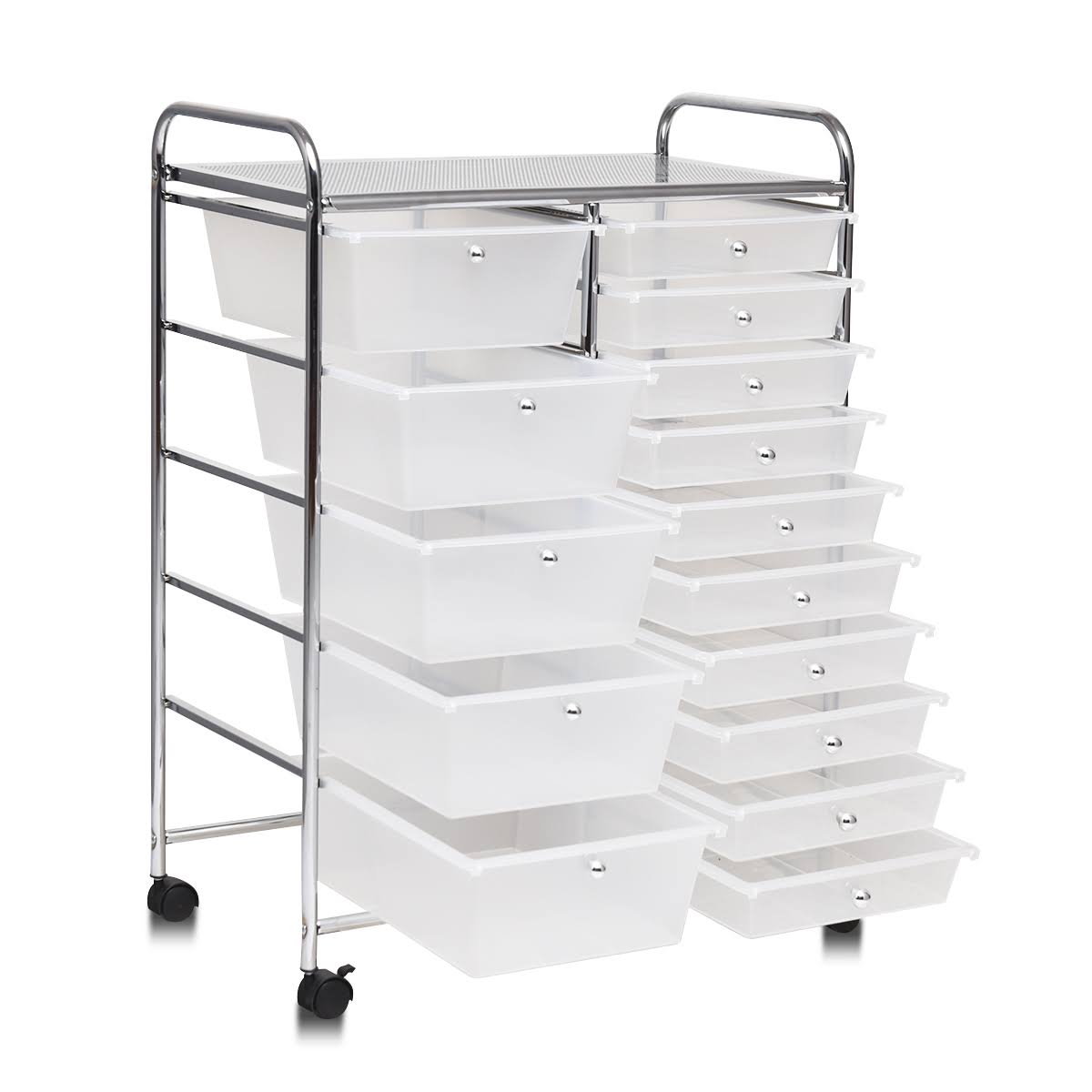 15 Drawer Rolling Storage Cart Organizer L861