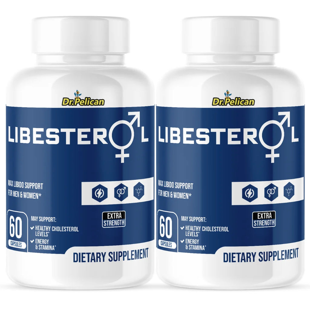 2 Bottles 120 Capsules Libido Stamina Cholesterol Supplement P885