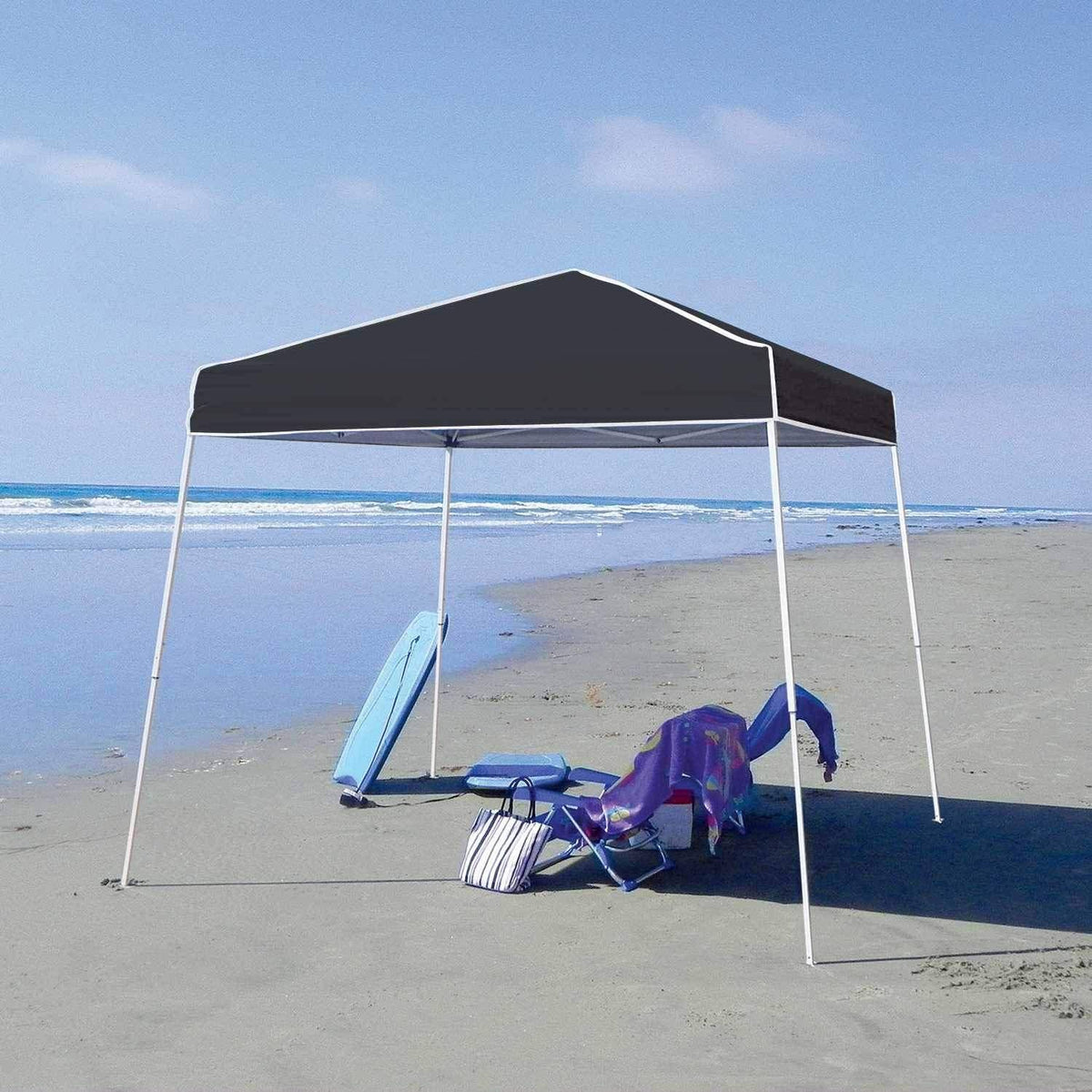 Black Angled Leg Instant Shade Canopy Tent N86221