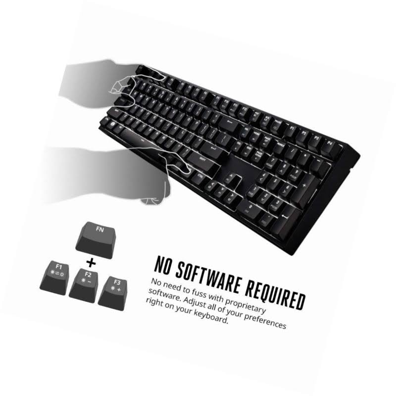 Black USB Mechanical Keyboard I22913