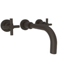 Oil Rubbed Bronze Wall Mount Lavatory Faucet K7046