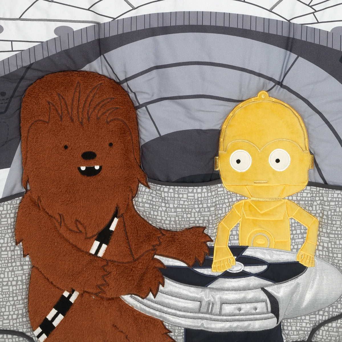 Star Wars Millennium Falcon 4-Piece Baby Crib Bedding Set U299372