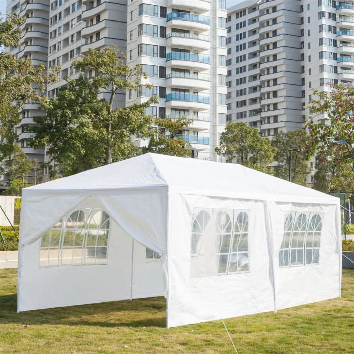 10' x 20' Party Tent Gazebo Canopy with 4 Removable Sidewalls E645