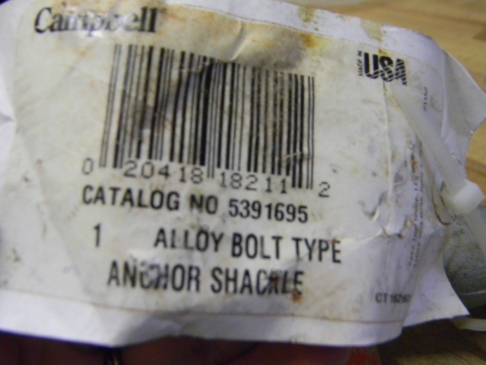 1 inch Alloy Anchor Shackle Bolt Type X956068