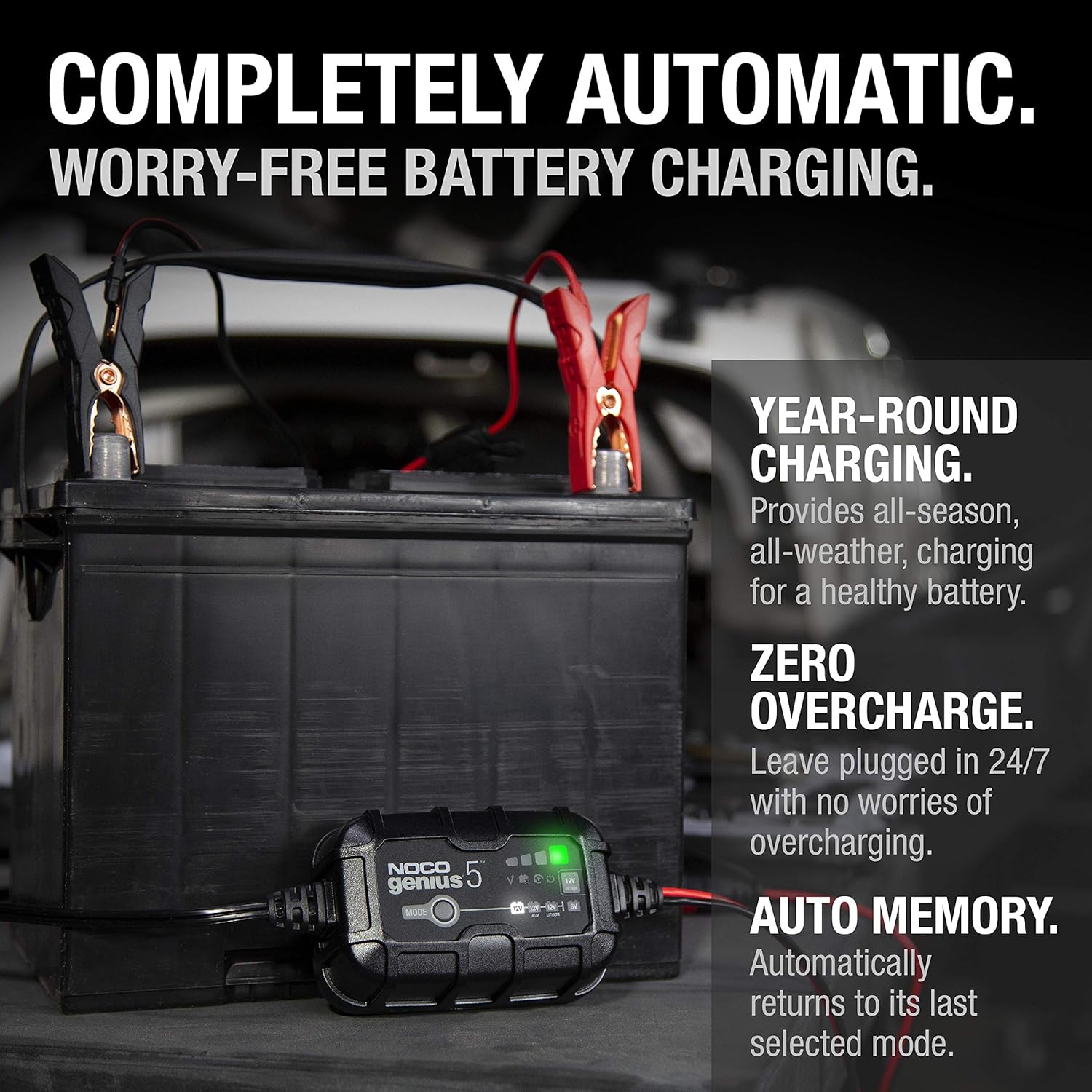 5-Amp Smart Battery Charger and Maintainer Pack of 2 C929