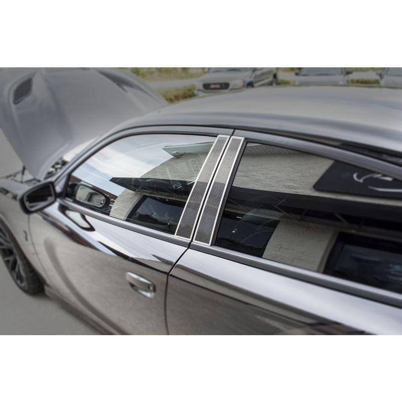 Door Pillar Trim Carbon Fiber 4pc X5192